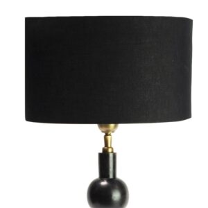 Lampskärm oval lakrits