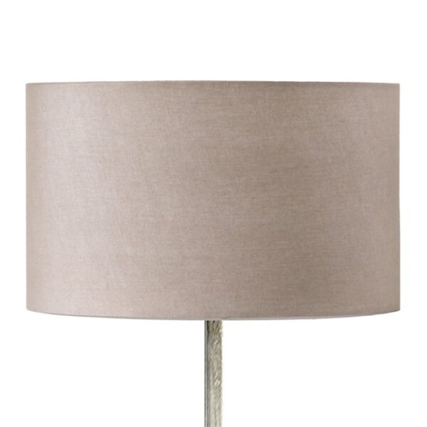 Lampskärm oval nougat