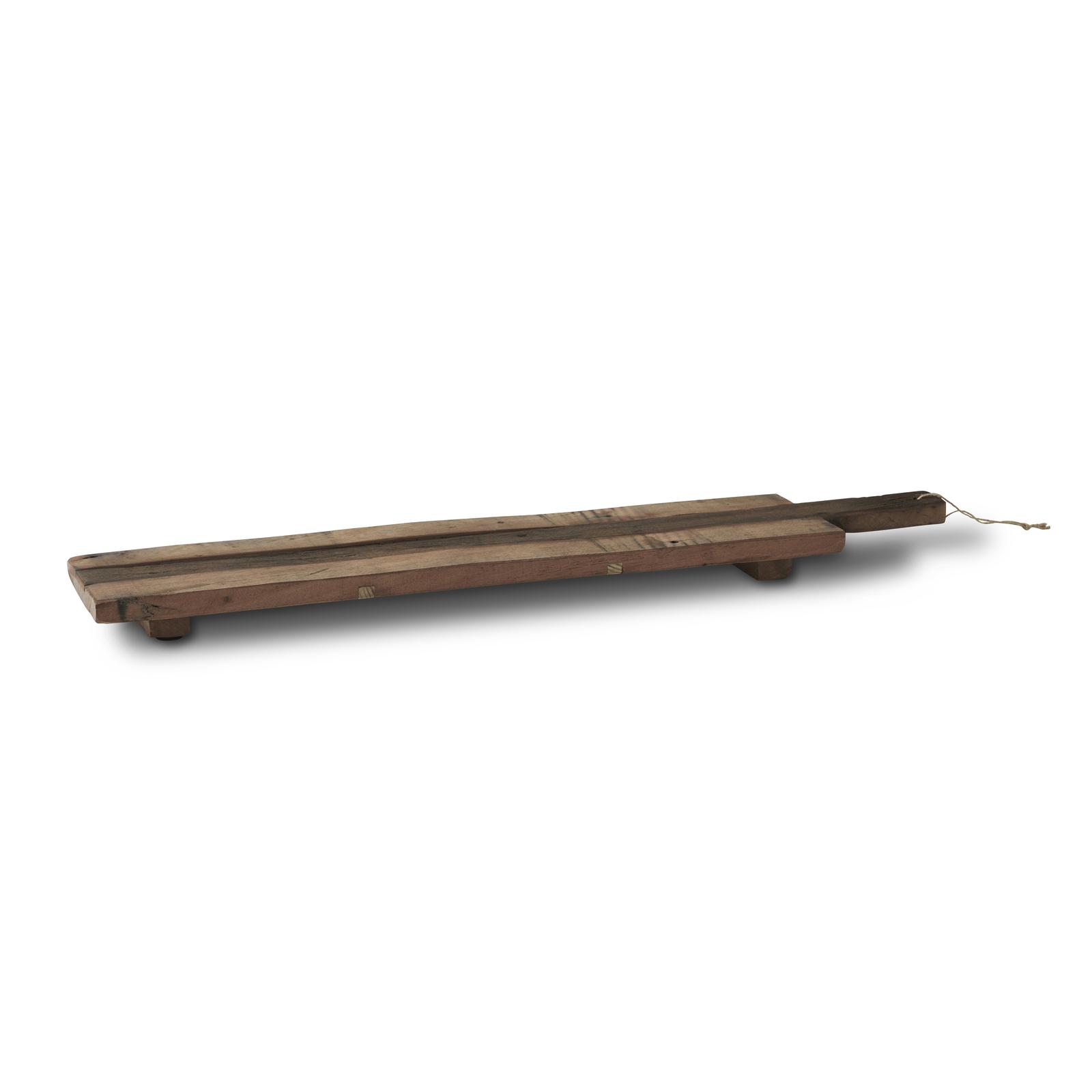 Wooden long board dekoration brun