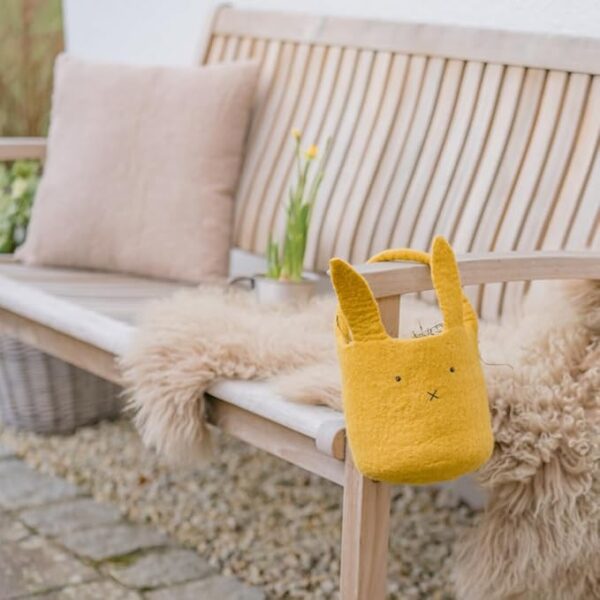 Big bunny basket ochre - Bild 2