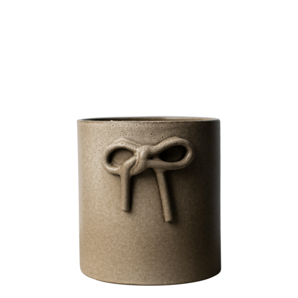 DBKD Bow kruka Ø14 cm Beige