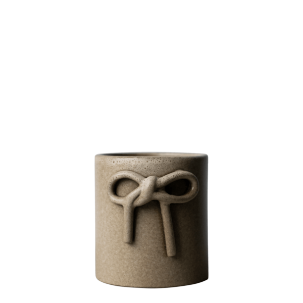DBKD Bow kruka Ø11 cm Beige