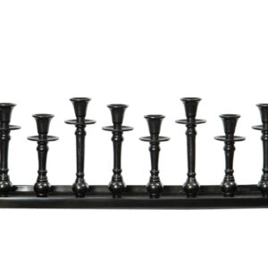 Ljusbricka/ljusstake Brun-Svart