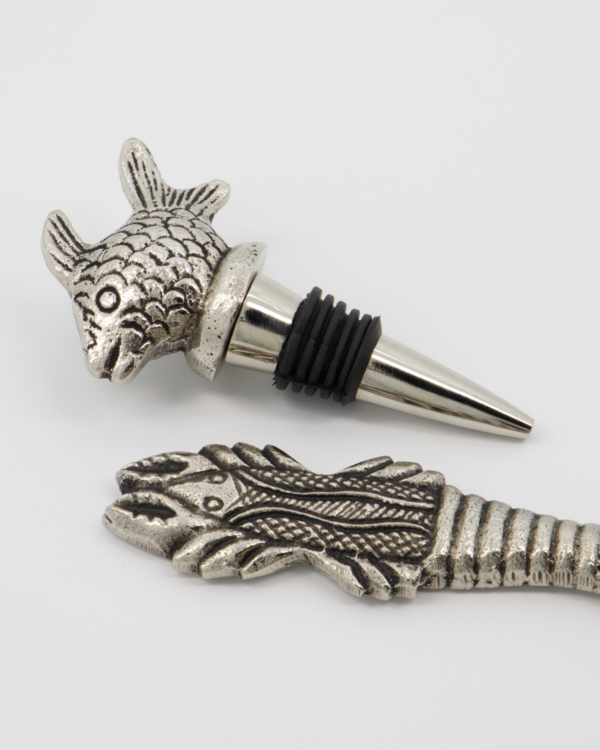 House doctor Bartillbehör Fish, Antik silver - Bild 3