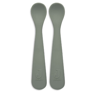 Jollein Silikonsked ash green 2-pack