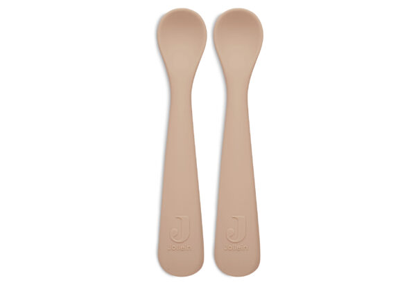 Jollein Silikonsked pale pink 2-pack