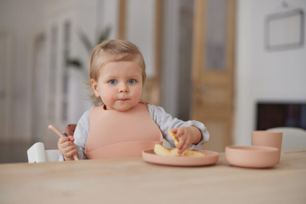 Jollein Silikonmatset (4 delar) pale pink - Bild 5