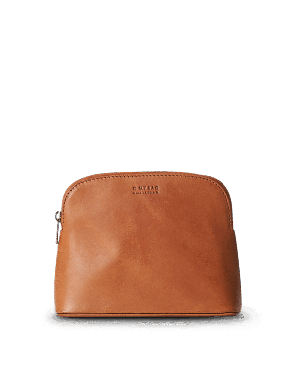 Cosmetic Bag Cognac Classic Leather