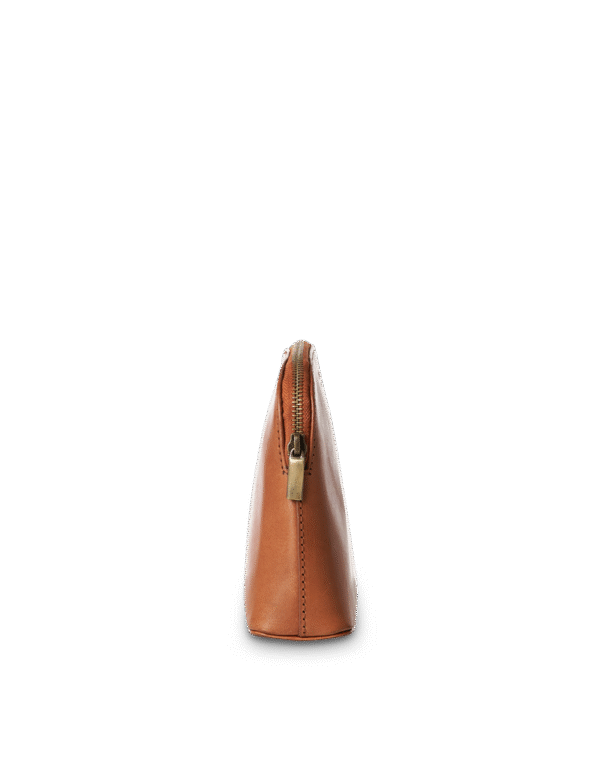 Cosmetic Bag Cognac Classic Leather - Bild 5