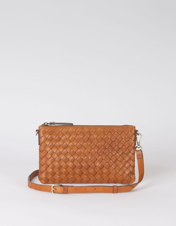 Lexi - Cognac Woven Classic Leather