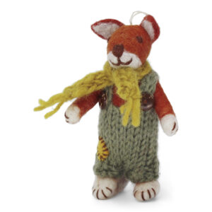 Small Boy Fox w/Green Pants & Ochre Scarf