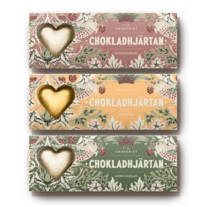 Chokladhjärtan 3-pack
