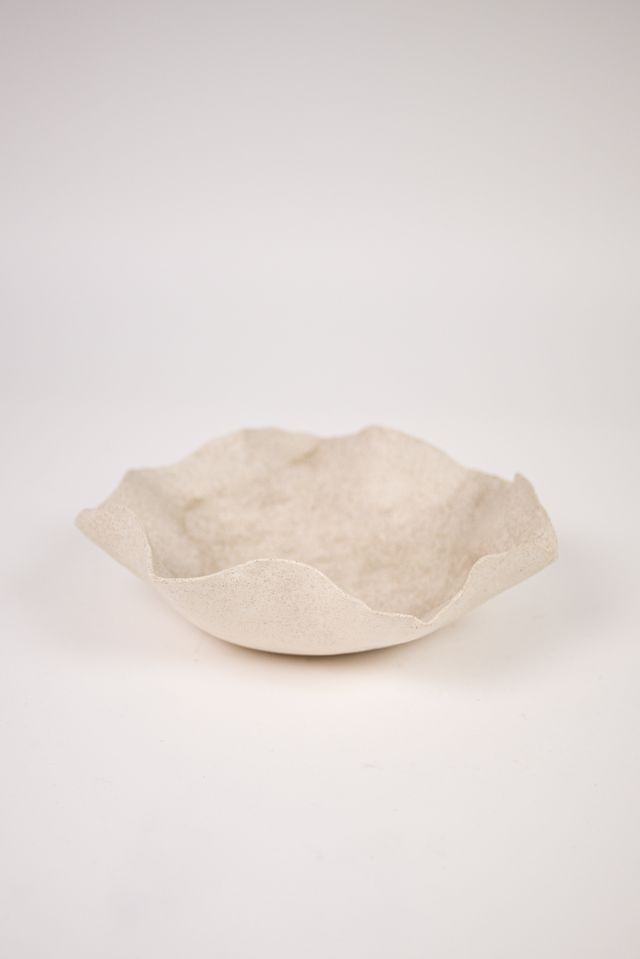 Claire skål sand litet